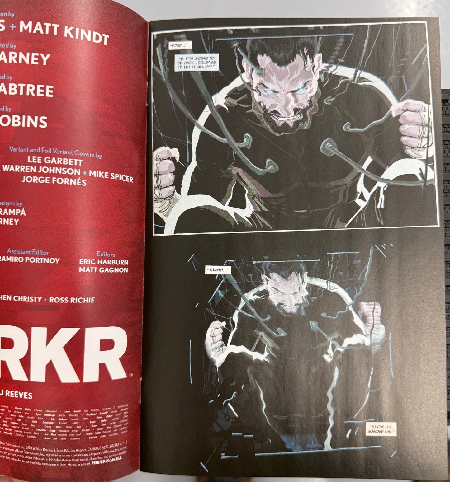 BRZRKR ISSUE #7 - DANIEL WARREN JOHNSON - VIRGIN (1:100) - Dark Arts Comics