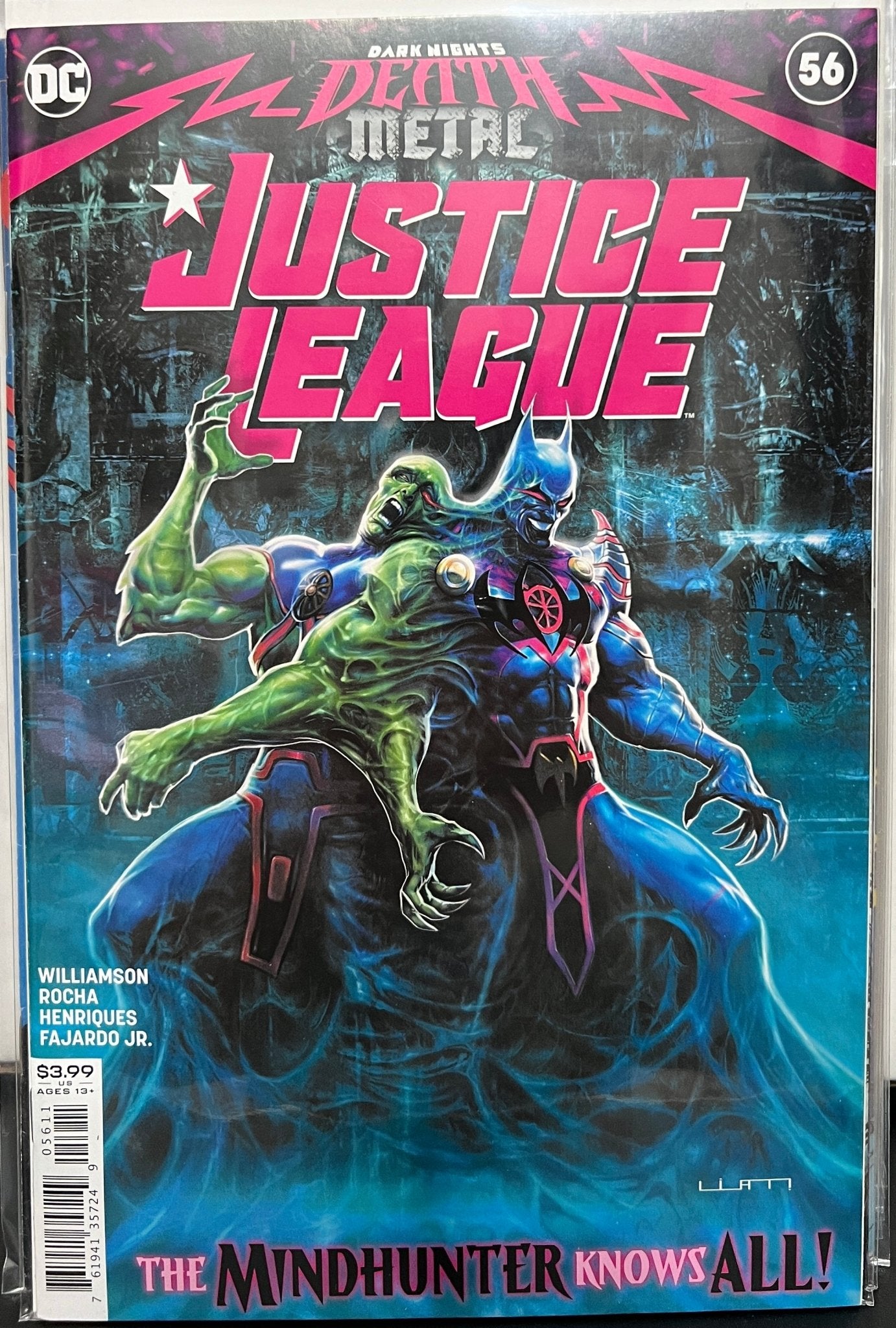 Justice League #55 and 56 - Dark Arts Comics