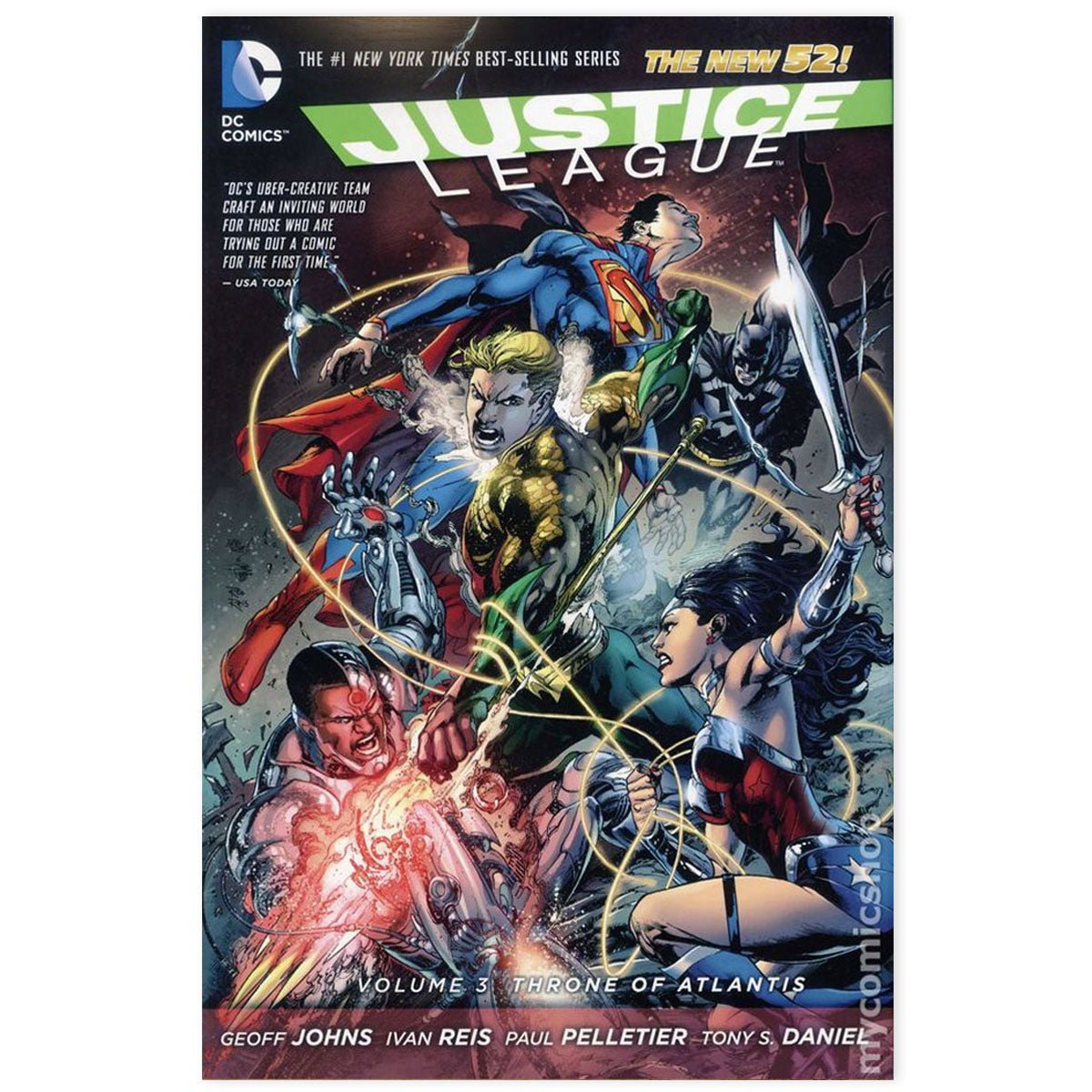 Justice League Throne of Atlantis GN - Dark Arts Comics