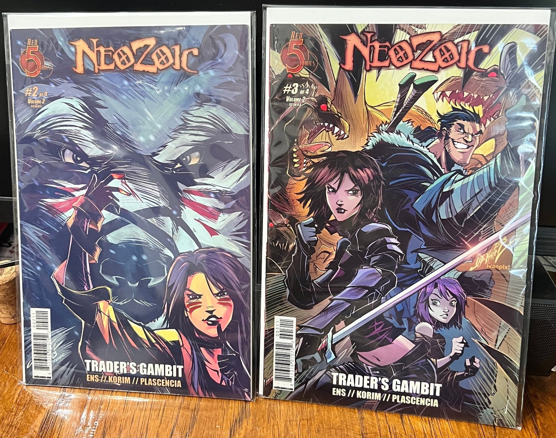 NeoZoic Comic Bundle: Issues #2 & #3 - Red 5 Comics - Dark Arts Comics