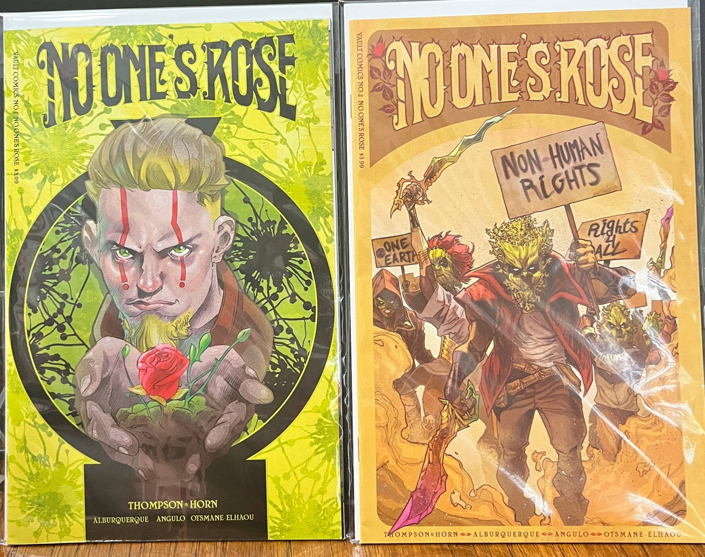 No One's Rose #1 & #2 Comic Bundle - Vault's Eco - Futuristic Masterpiece (2020) - Dark Arts Comics