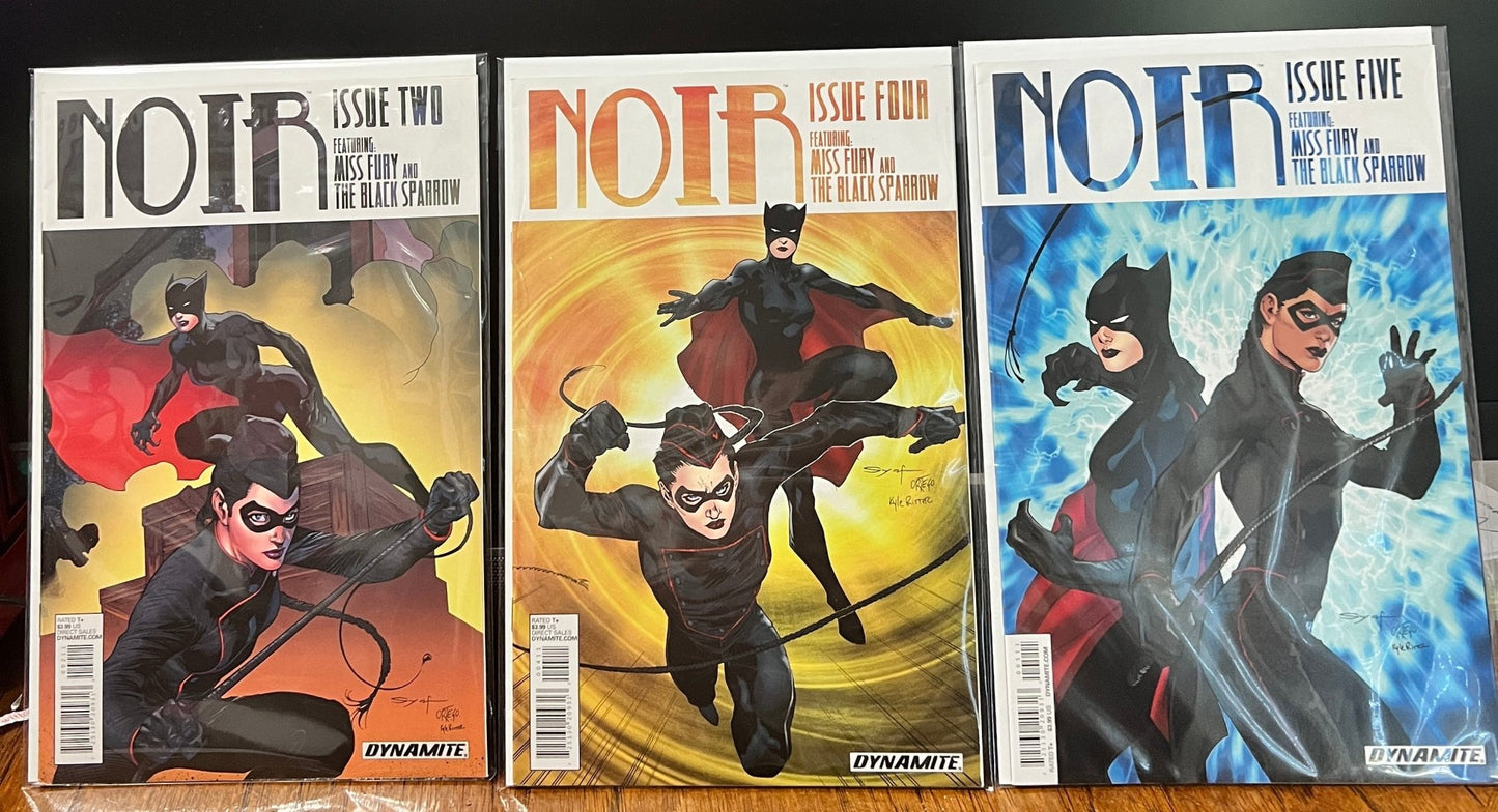 Noir Comic Bundle: Issues #2, #4, #5 - Dynamite's Gritty Crime Saga - Dark Arts Comics