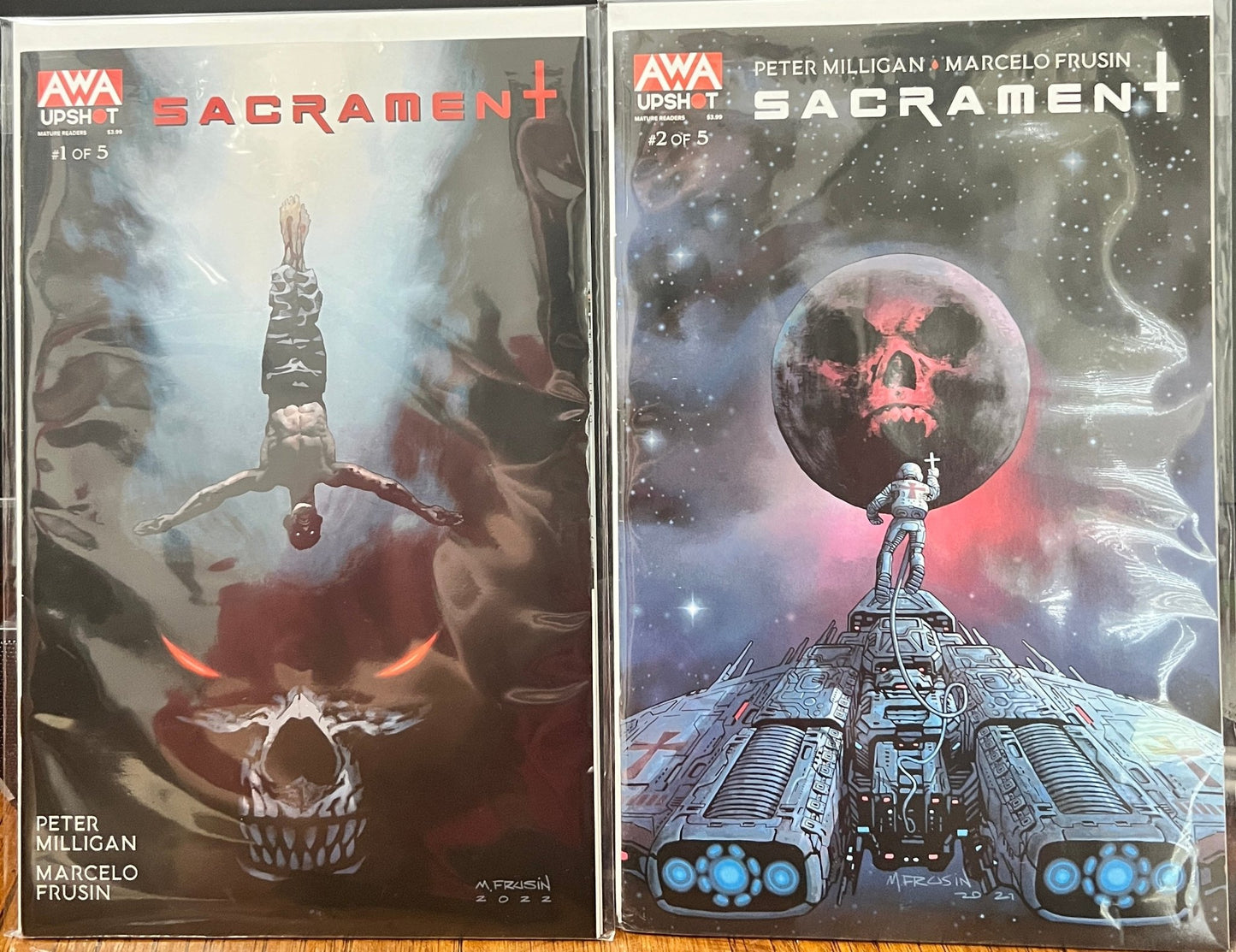 Sacrament #1 & #2 Comic Bundle - AWA's Supernatural Thriller (2022) - Dark Arts Comics