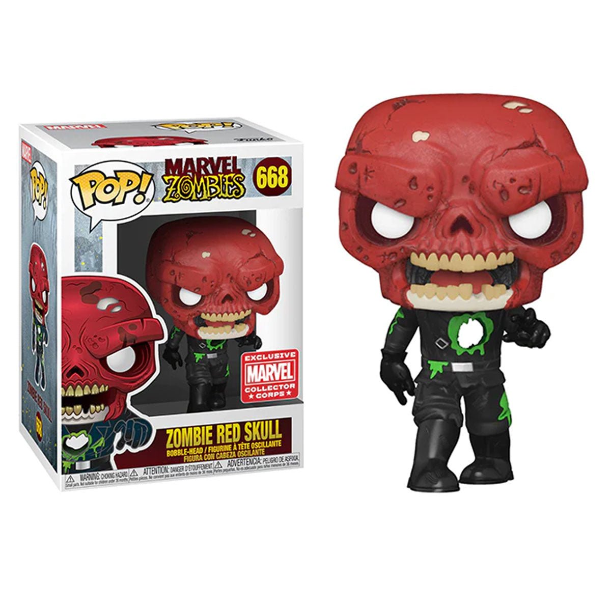 Zombie Red Skull 668 - Dark Arts Comics