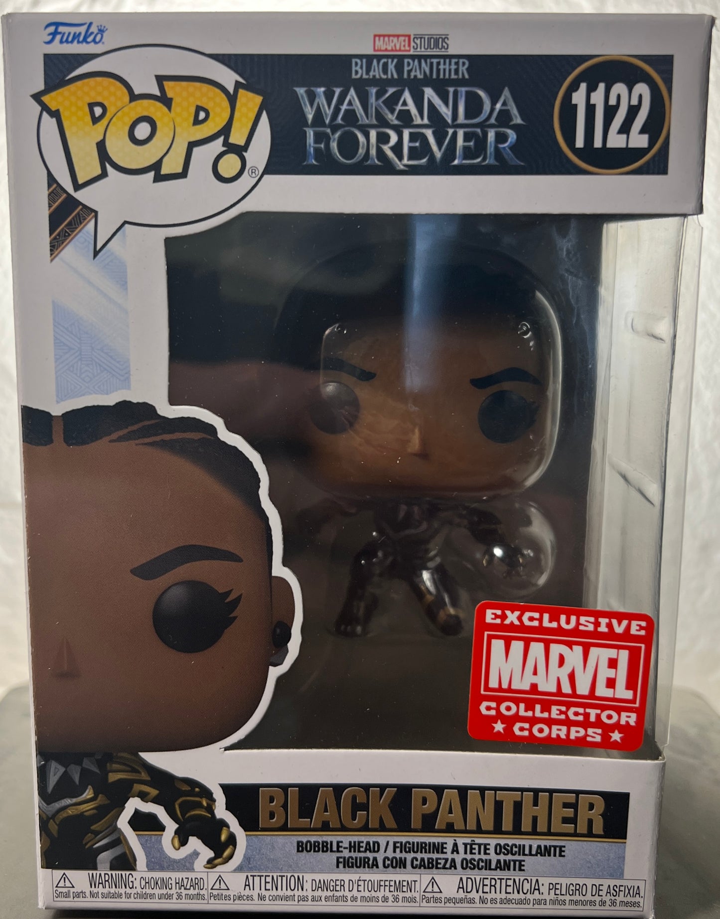 Black Panther and Ayo Wakanda Forever Marvel Collector Corp Exclusive