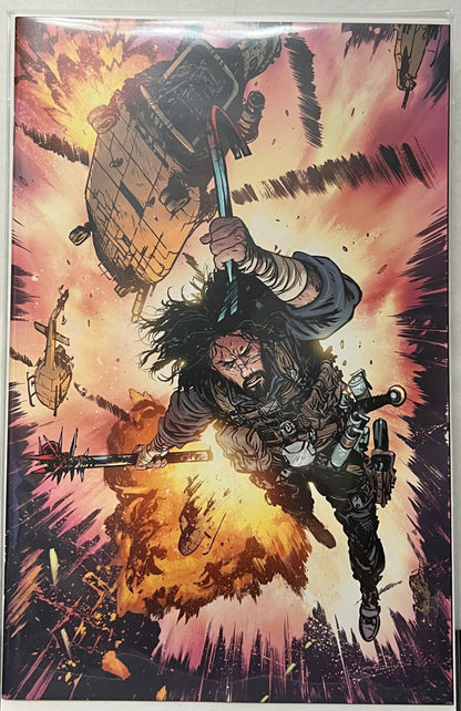 BRZRKR ISSUE #7 - DANIEL WARREN JOHNSON - VIRGIN (1:100) - Dark Arts Comics