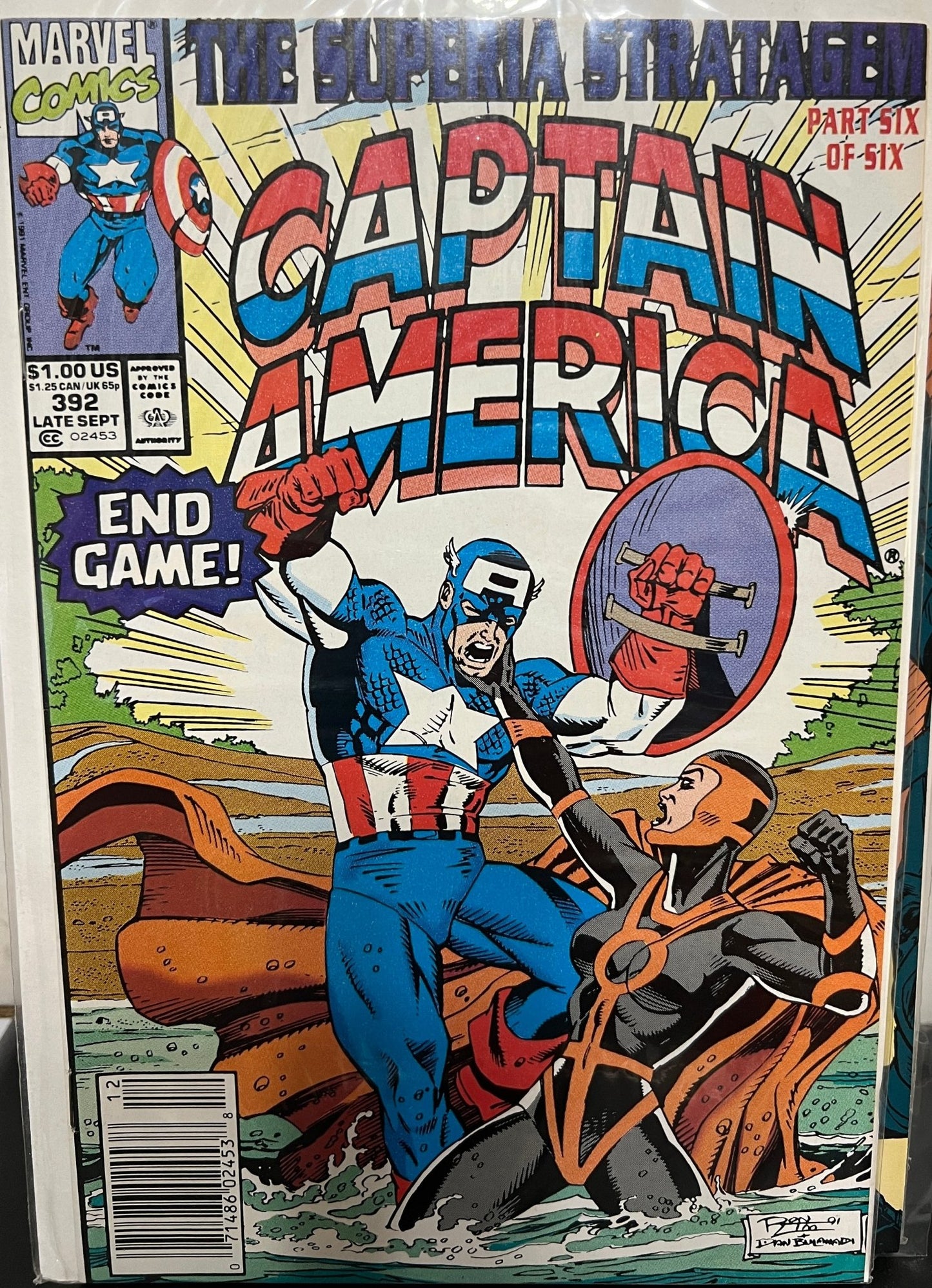 Captain America #384, 388, 390, 391, and 426 Bundle - Dark Arts Comics