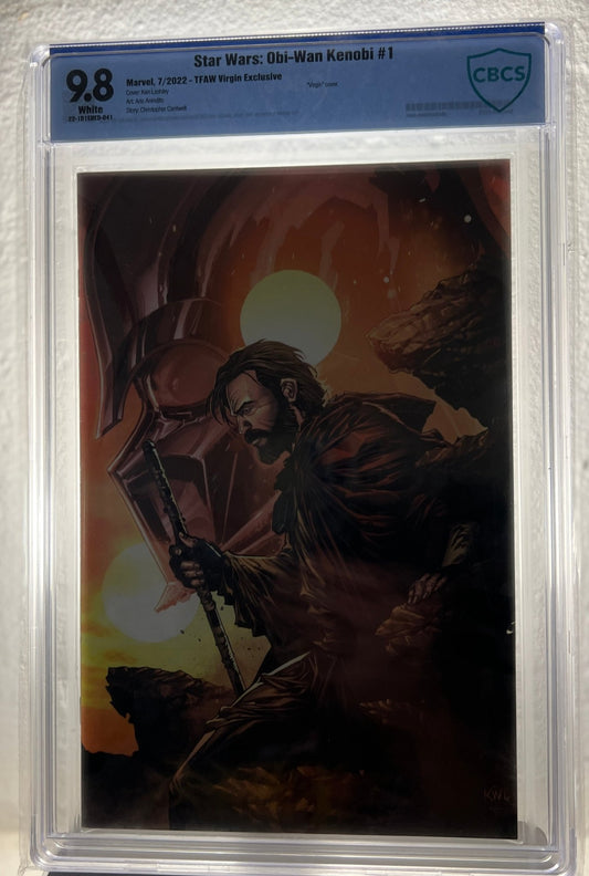 CBCS Graded and Slabbed Star Wars: Obi - Wan Kenobi #1 TFAW Virgin Exclusive - Dark Arts Comics