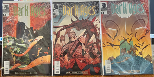 Dark Ages Comics Bundle #1 - #3 - Dark Horse's Medieval Fantasy Epic - Dark Arts Comics