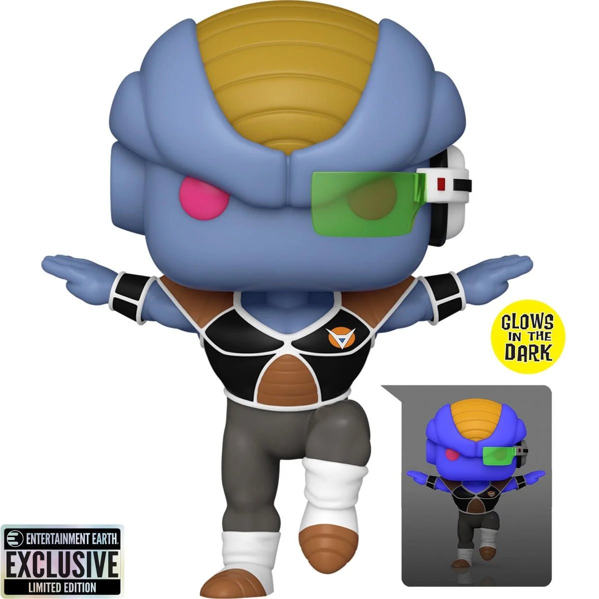 Dragon Ball Z Burter Glow - in - the - Dark Funko Pop! Vinyl Figure #1494 - EE Excl. - Dark Arts Comics