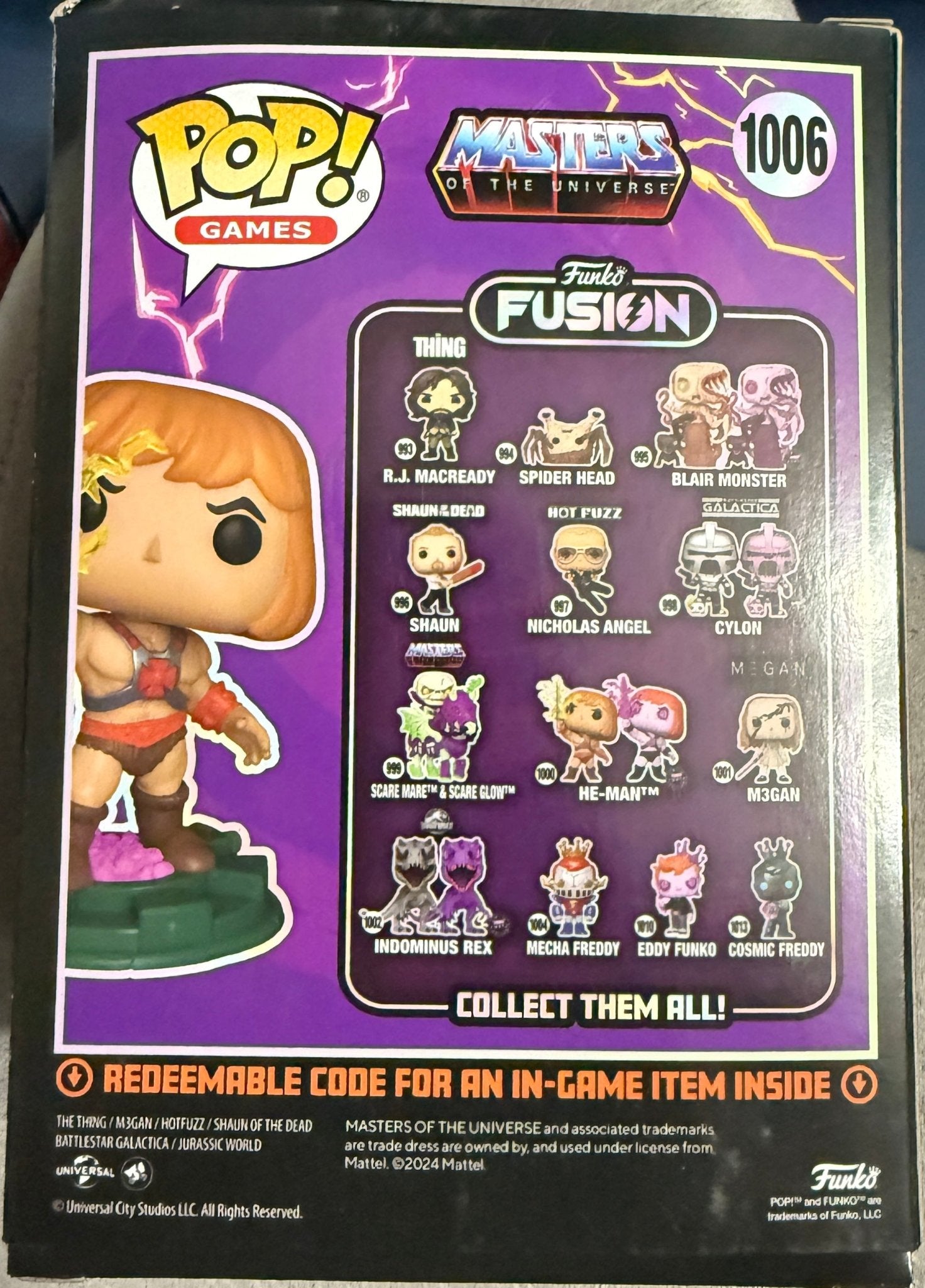 Funko Fusion He - Man Funko Pop! Vinyl Figure #1006 Chase Variant - Dark Arts Comics