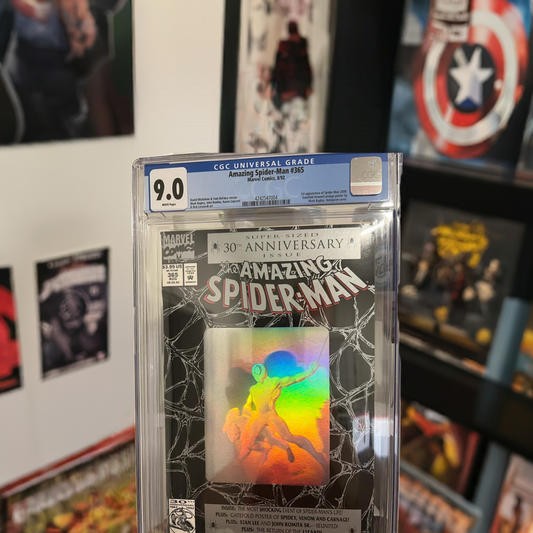 9.0 The Amazing Spider-Man #365 Graded and Slabbed