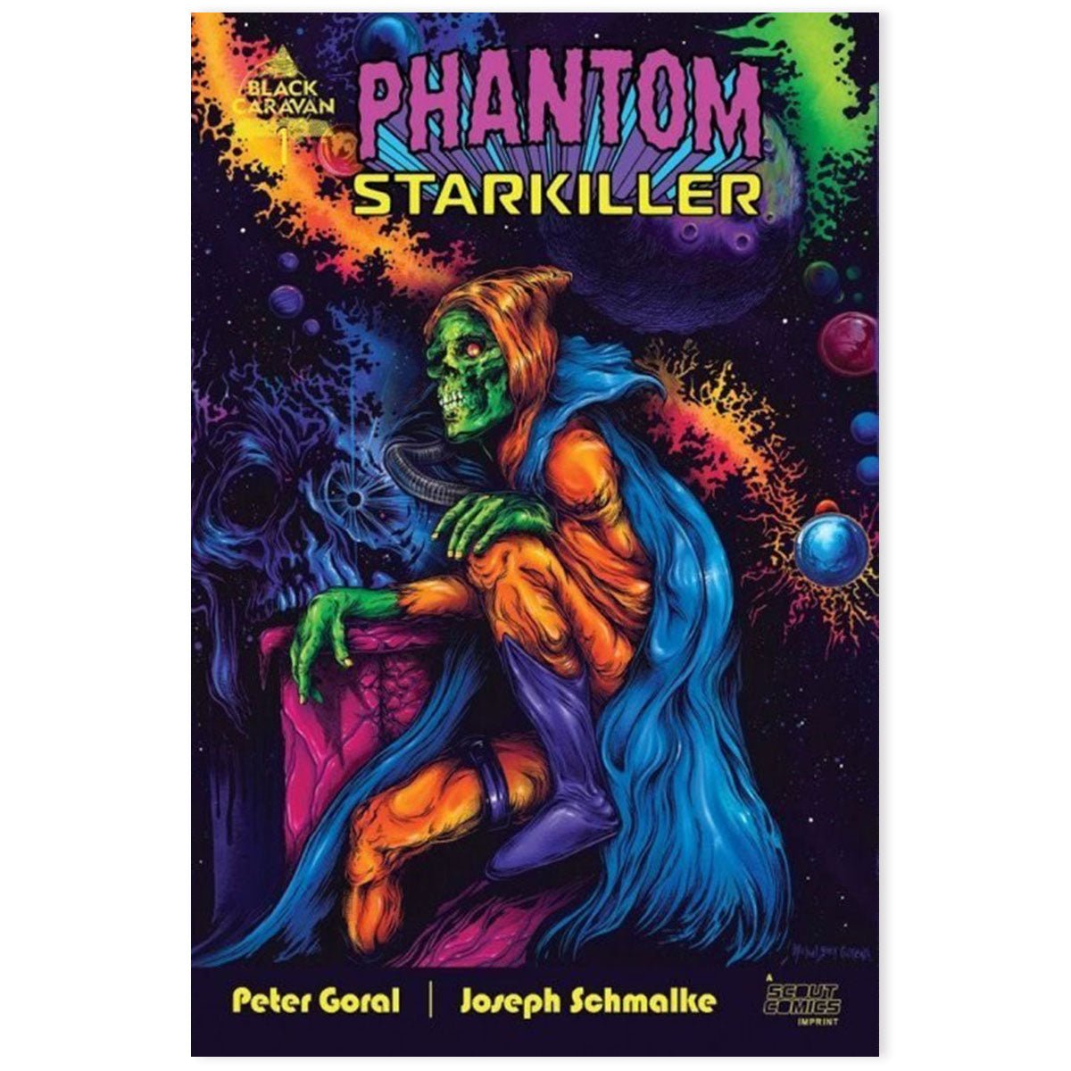 Graded 9.8 Phantom Starkiller #1 Double Signed - Dark Arts Comics