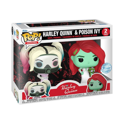 Harley Quinn and Poison Ivy Pop! Vinyl 2 - Pack - EE Exclusive - Dark Arts Comics