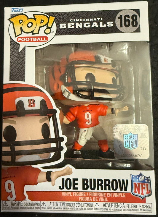 Joe Burrow - Pop Vinyl Figure #168 - Dark Arts Comics