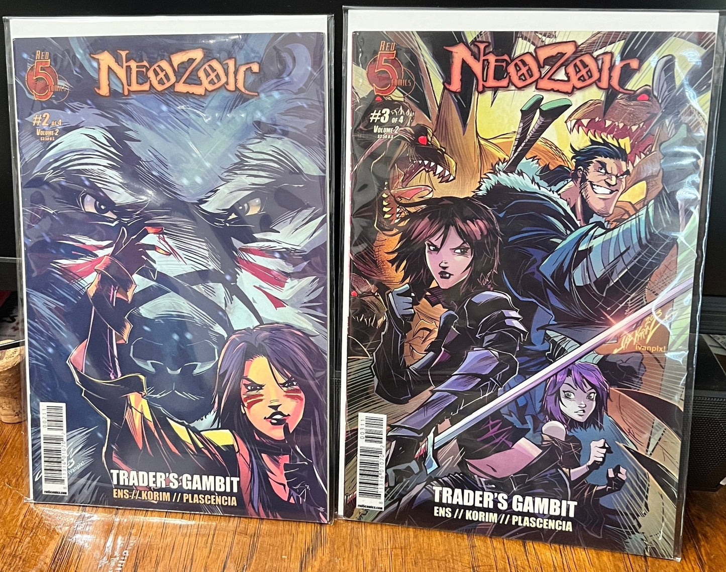 NeoZoic Comic Bundle: Issues #2 &amp; #3 - Red 5 Comics - Dark Arts Comics