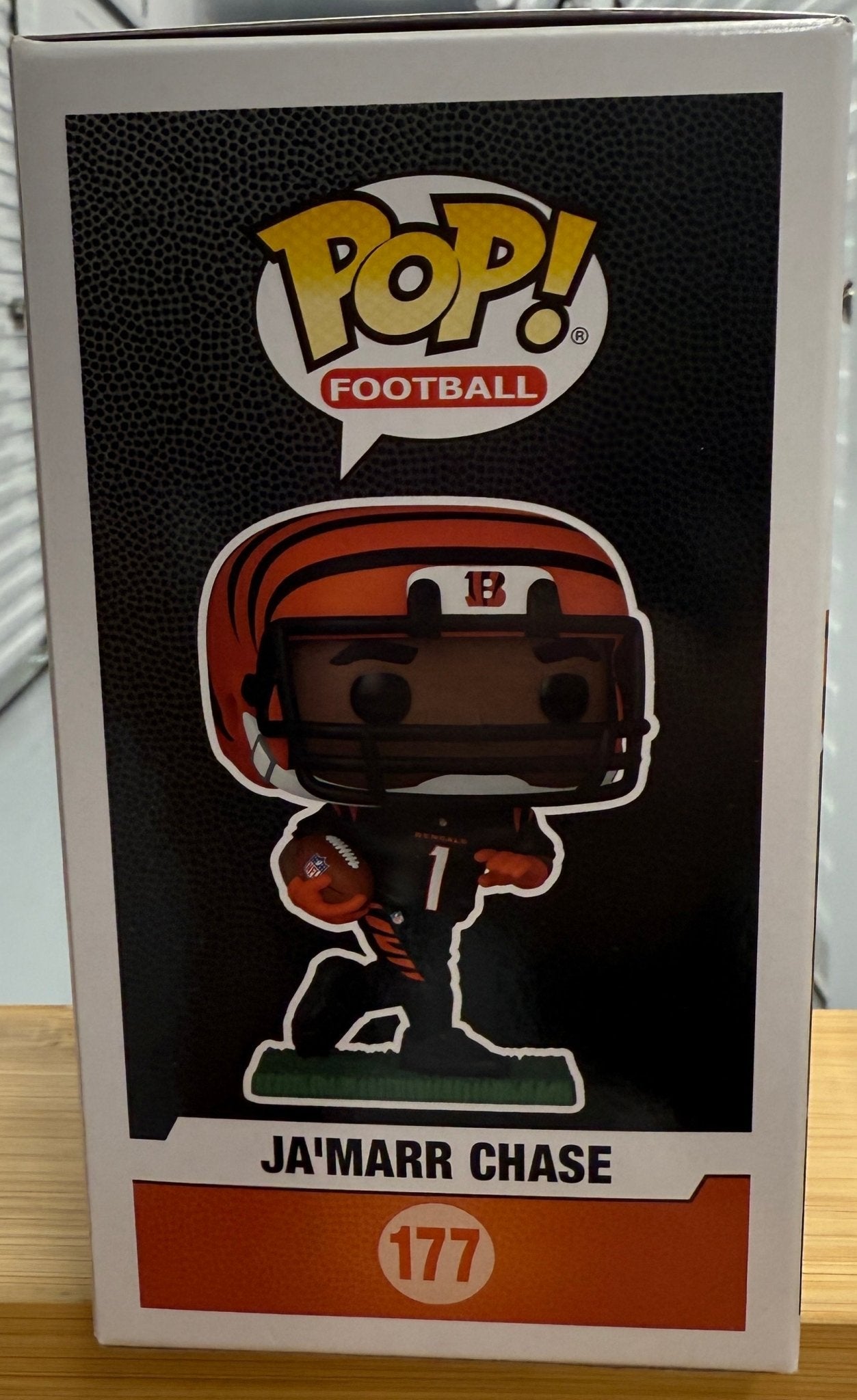 NFL Bengals Ja'Marr Chase Funko Pop! Vinyl Figure #177 - Dark Arts Comics