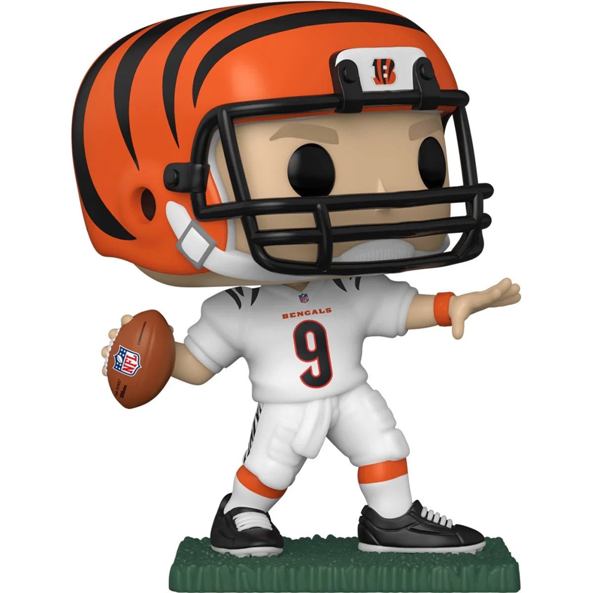 NFL Bengals Joe Burrow (Away Uniform) Funko Pop! Vinyl Figure #159 - Dark Arts Comics