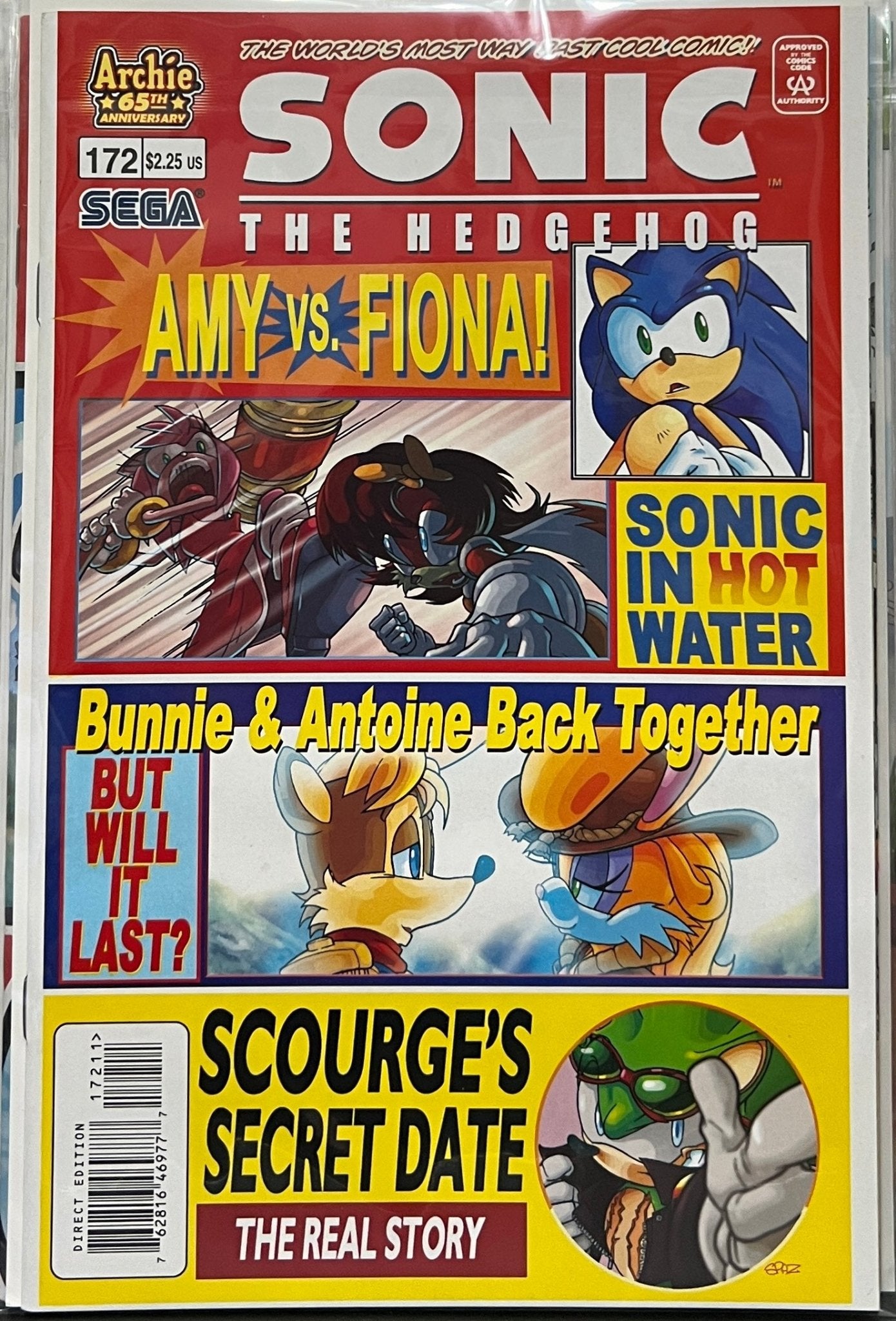 SONIC THE HEDGEHOG ISSUE #172 - DIRECT EDITION - Dark Arts Comics