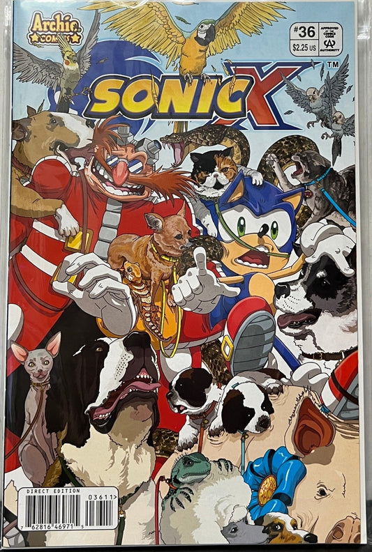 SONIC X #36 - Dark Arts Comics