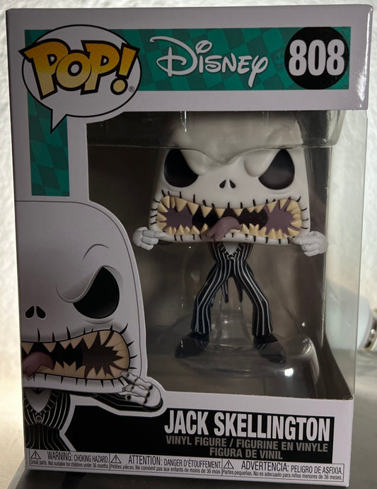 The Nightmare Before Christmas Jack Skellington Scary Face Funko Pop! Vinyl Figure #808 - Dark Arts Comics